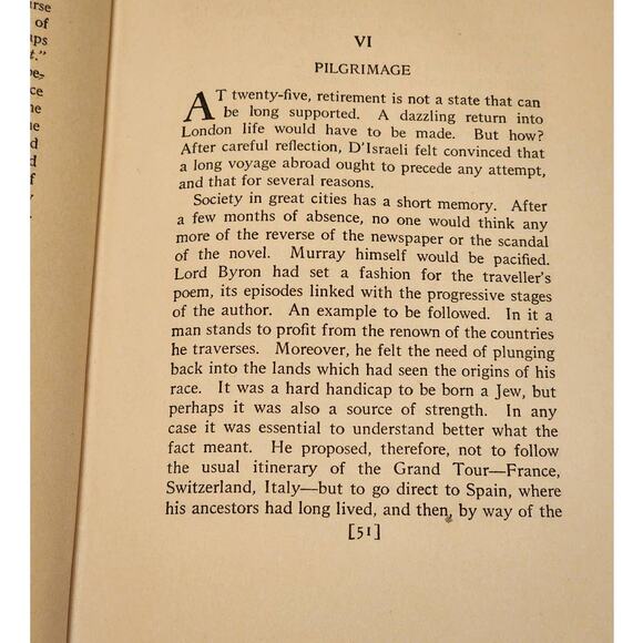 Disraeli A Picture Of The Victorian Age By Andre Maurois, First Printing 1928 - Picture 5 of 13